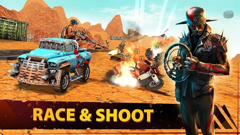 Dead Paradise Car Race Shooter APK Download