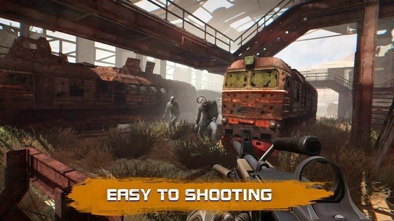 DEAD Zombie Shooter gameplay screenshot