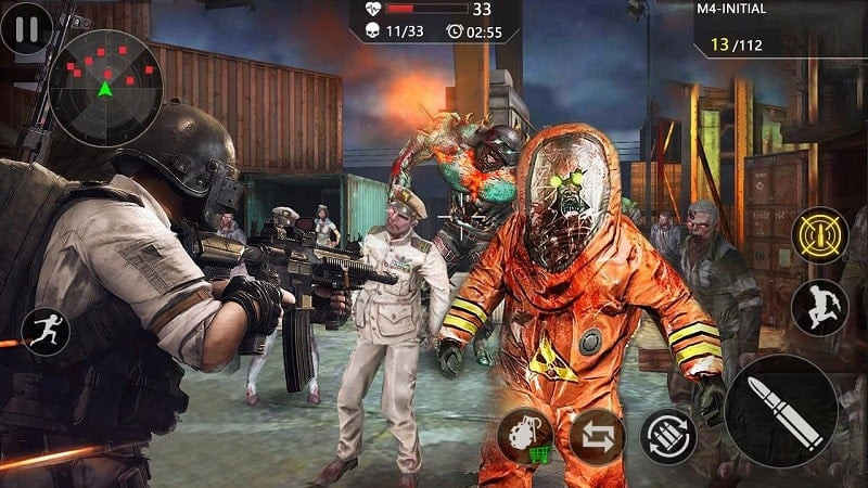 Dead Zombie Trigger 3 Character with Weapon