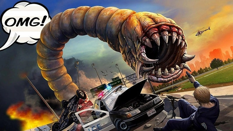 Death Worm Deluxe mod apk free screenshot