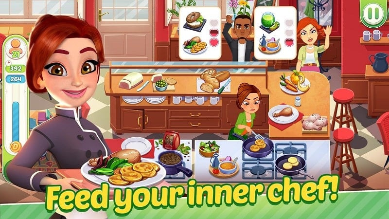 Delicious World MOD APK Gameplay