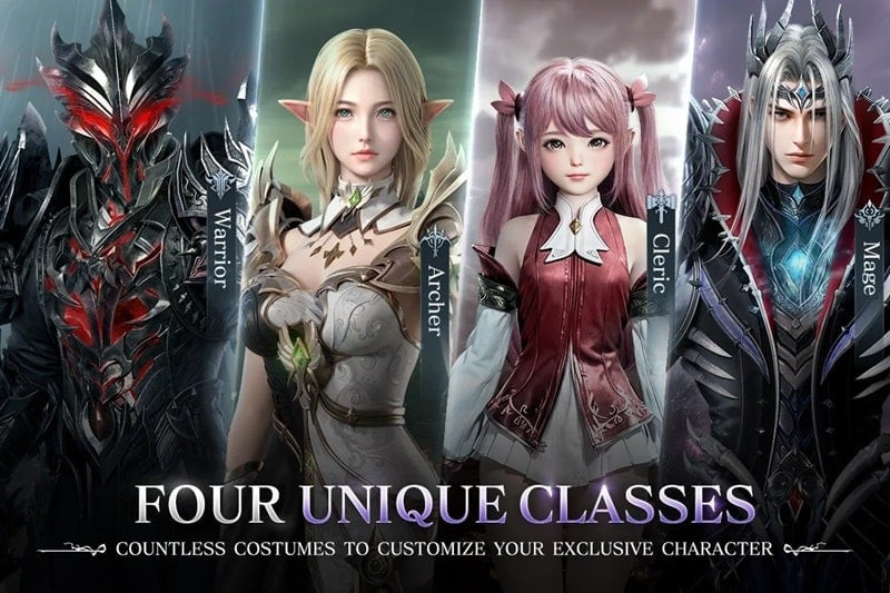 Devil Athena Dark Olympus MOD APK Character Classes