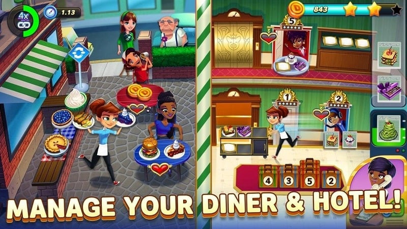 Diner DASH Adventures character Cookie screenshot