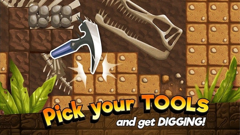 Dino Quest MOD APK tool upgrade screenshot