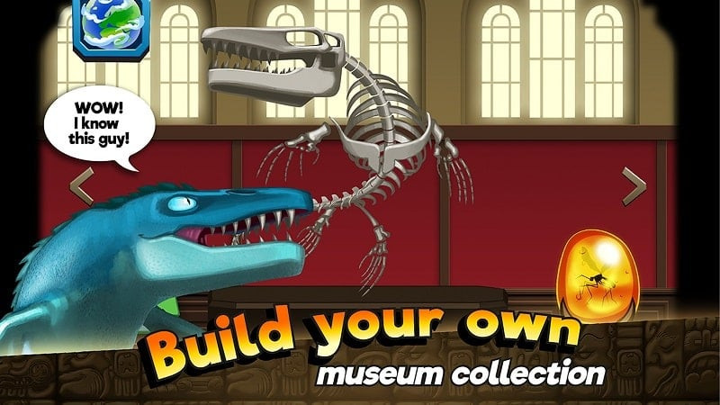 Dino Quest MOD APK gameplay screenshot