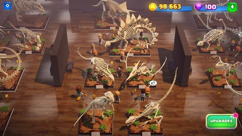 Dinosaur World MOD APK museum screenshot