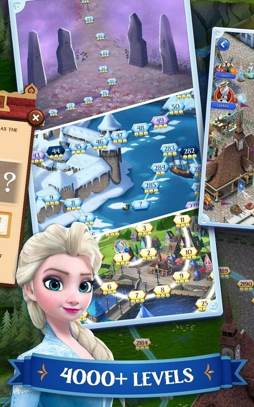 Disney Frozen Free Fall Level Screenshot