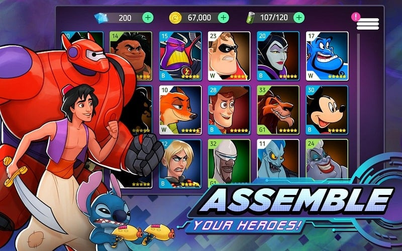 Disney Heroes: Battle Mode MOD APK Free Download Link