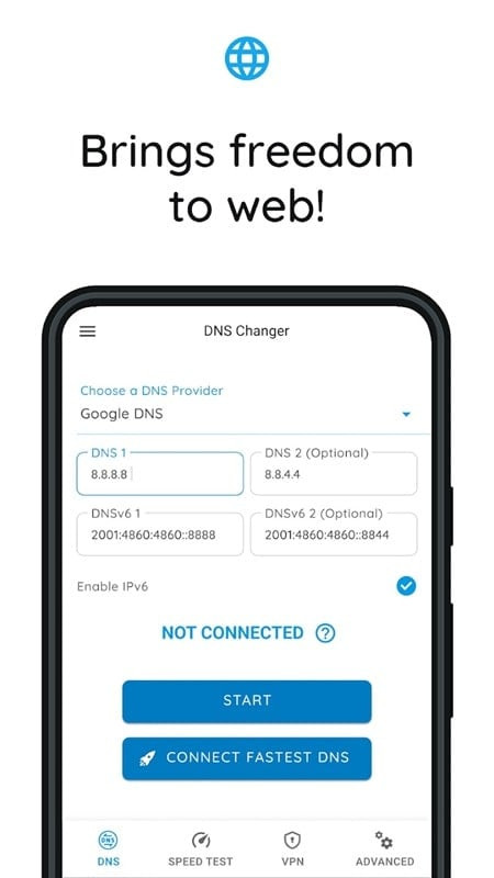 DNS Changer MOD APK features