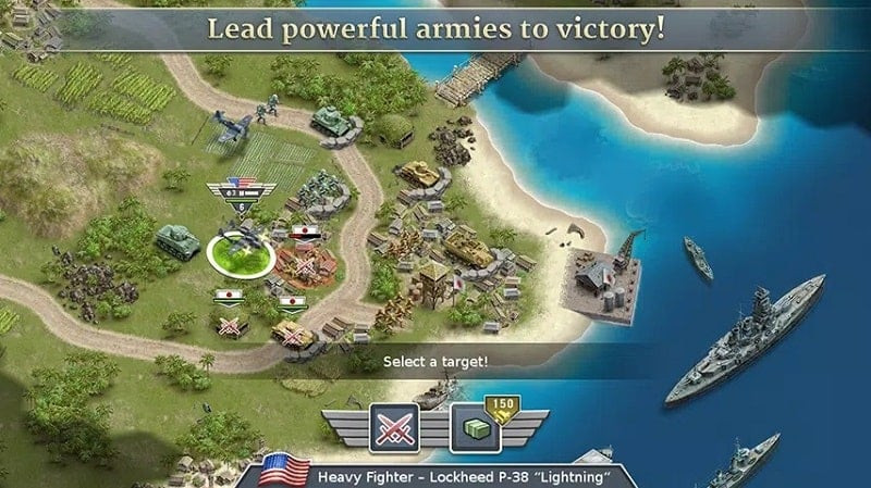 Amphibious landing in 1942 Pacific Front Premium MOD APK