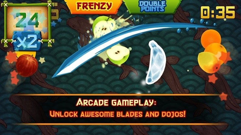 Head-to-Head Battle in Fruit Ninja Classic