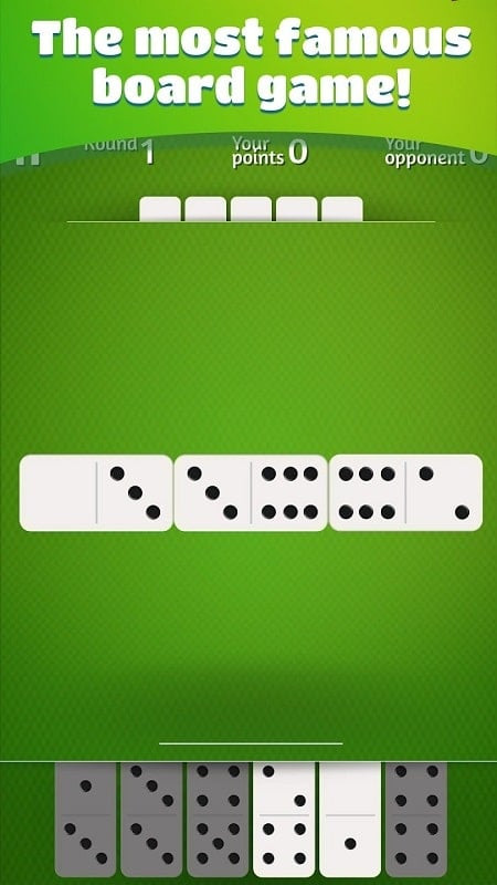 Dominoes challenging gameplay screenshot