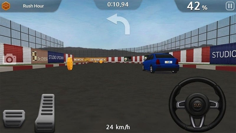 Dr. Driving 2 MOD APK gameplay with car upgrades