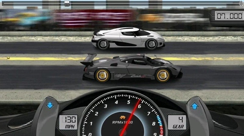 Drag Racing mod apk car customization