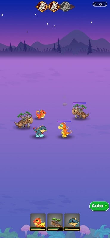 Various dragons in Dragon Castle