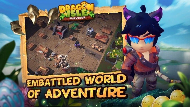 Dragon Isle APK Shelter Building