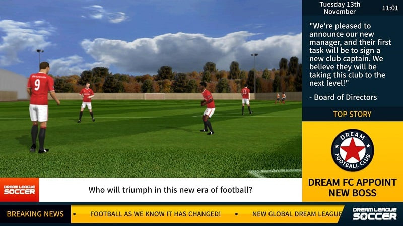 Dream League Soccer Winning Screenshot