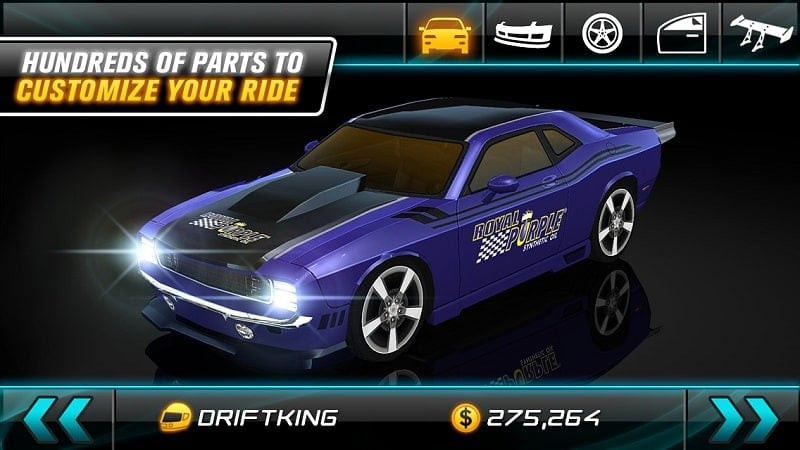 Drift Mania Street Outlaws MOD APK - Nâng cấp động cơ