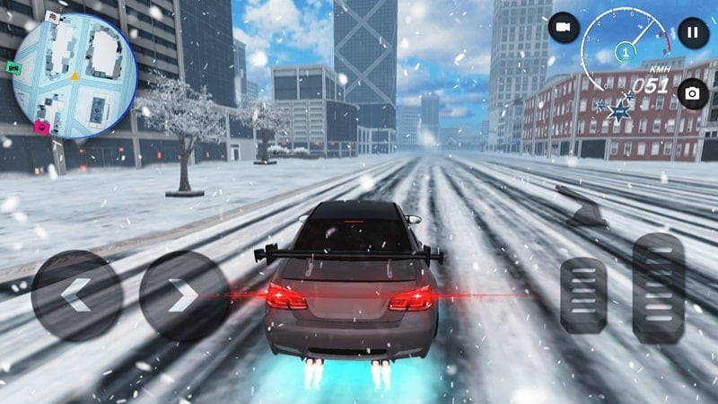 Drifting in Drift No Limit MOD APK