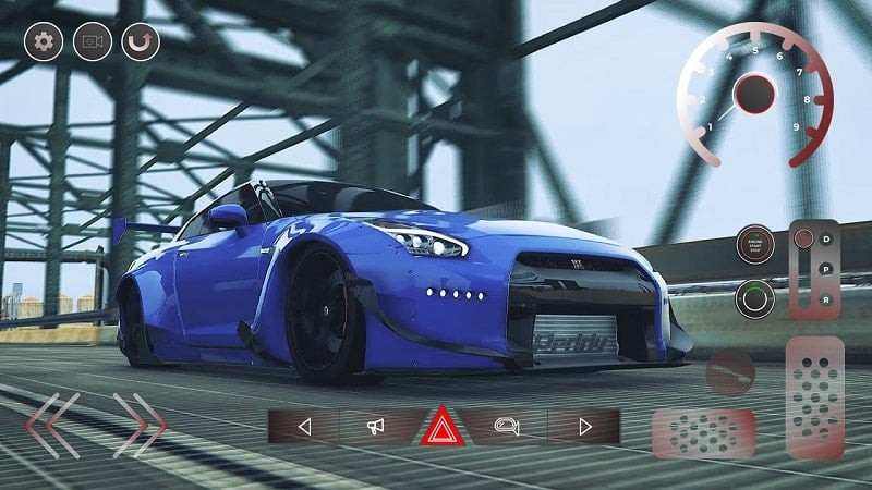 Drift xe trong GT-R Car Race MOD