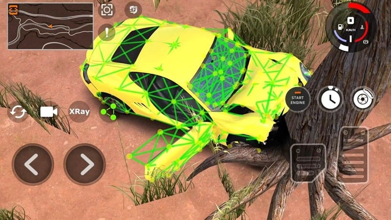 DriveX Car Crash Simulator realistic damage screenshot