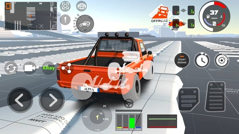 DriveX Car Crash Simulator gameplay screenshot