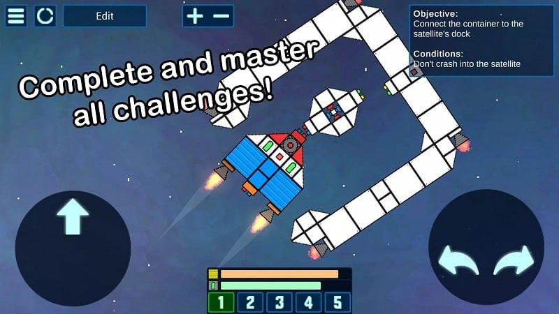 Droneboi MOD APK screenshot showcasing space combat