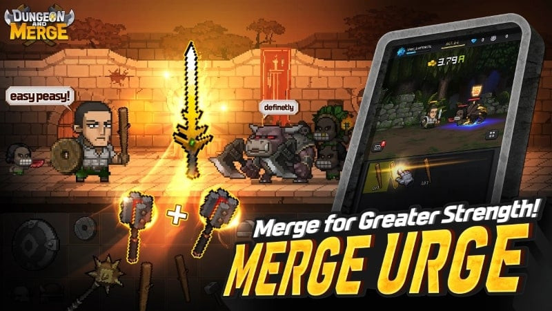 Dungeon and Merge mod apk