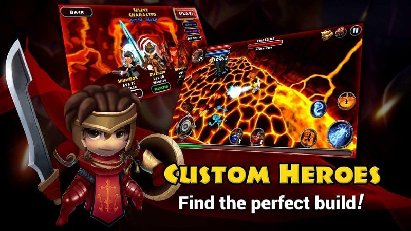 Dungeon Quest MOD APK Loot Screenshot