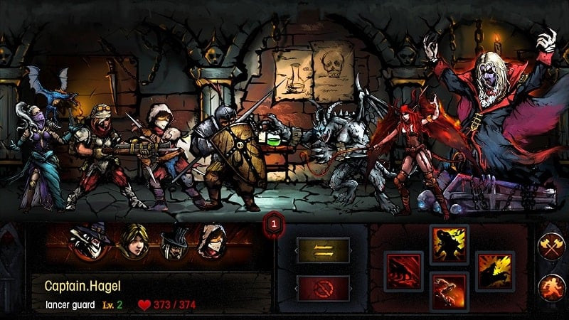 Dungeon Survival free version gameplay screenshot