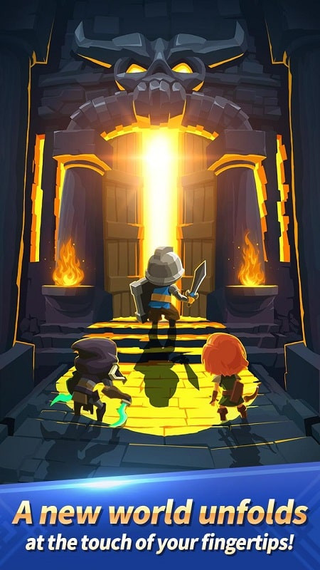 Downloading Dungeon Tactics: AFK Heroes MOD APK