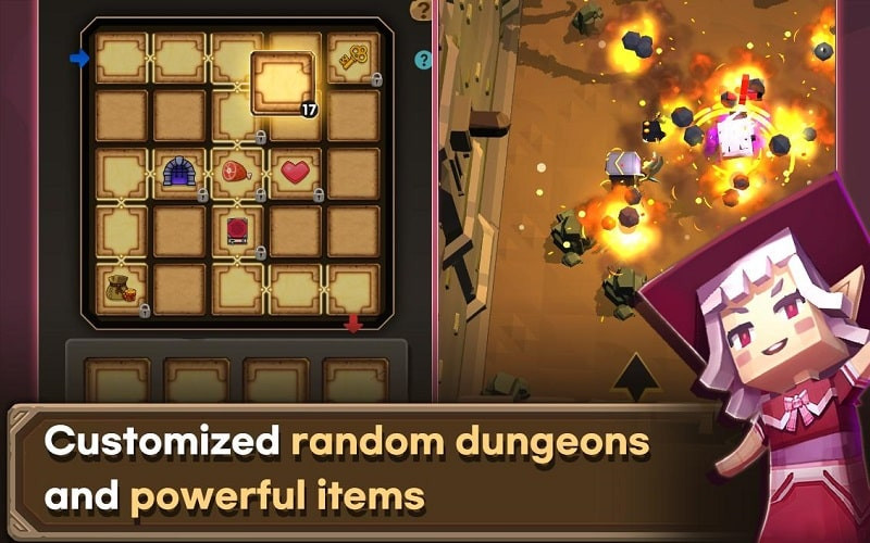 DUNSTOP! MOD APK dungeon screenshot