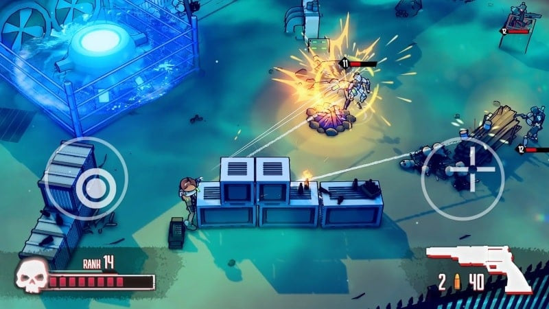 Dust & Neon gameplay tactics screenshot