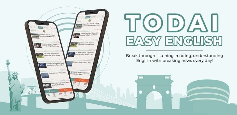 Easy English News: TODAI - Ứng dụng học tiếng Anh hiệu quả