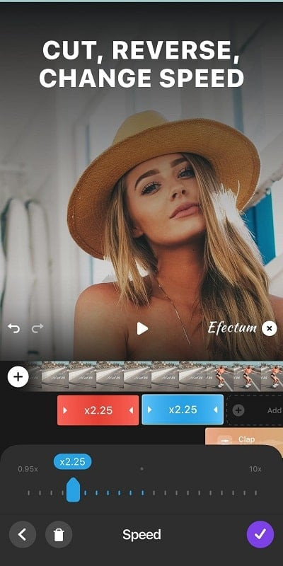 Efectum MOD APK Collage Feature