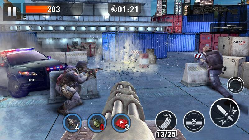 Elite Killer: SWAT MOD APK combat