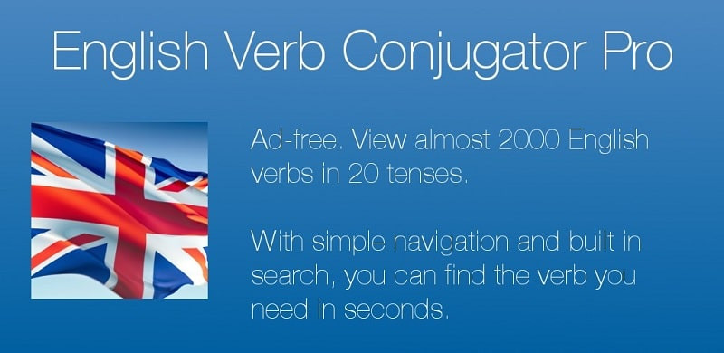 English Verb Conjugator Pro - Ứng dụng học tiếng Anh hiệu quả