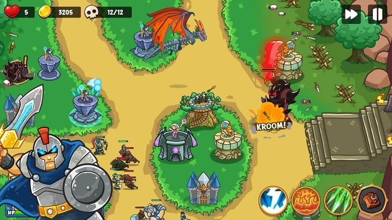 Epic Empire: Tower Defense tower upgrade