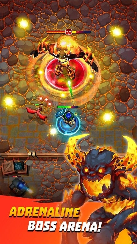 Epic Magic Warrior Boss Battle