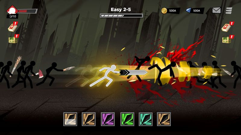 Epic Stickman character in action