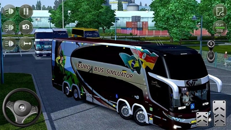 Euro Bus Simulator gameplay on Android