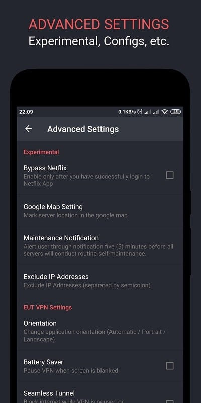 EUT VPN MOD APK secures your connection