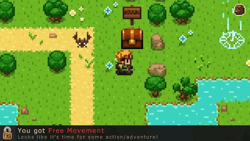 Evoland character screenshot