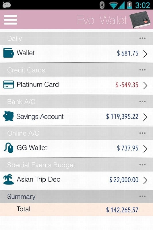 EvoWallet MoneyTracker Premium mod apk free