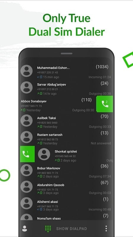 ExDialer MOD APK - Gọi điện qua WhatsApp