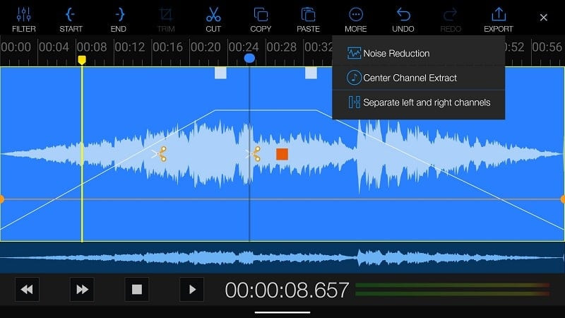 EZAudioCut Audio Enhancement Features