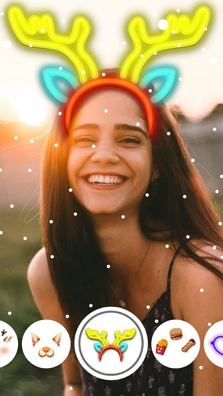 Face Live Camera MOD APK Stickers