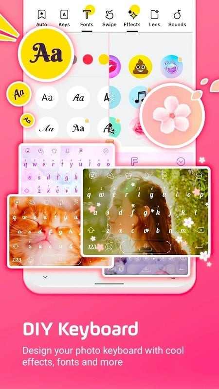 Facemoji Keyboard MOD APK Themes and Emojis