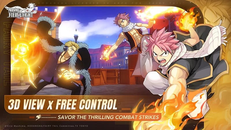 Fairy Tail MOD APK team building screenshot