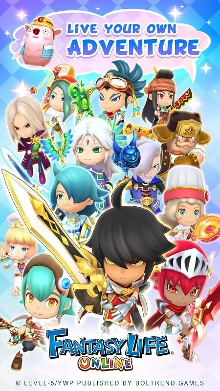 Fantasy Life Online MOD APK features